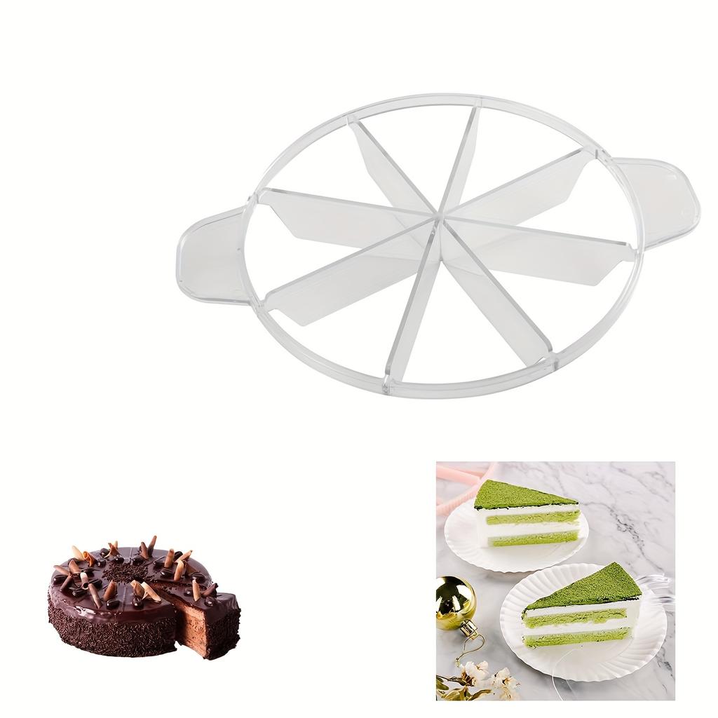 Cake Cutter Slicer Plastic Pie Cutter Equal Portion Marker Round Bread Divider Pastry Cheese Pizza Baking Cutting Press Tool