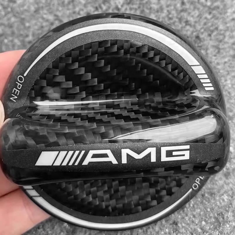 GLC GLB Carbon Fiber Fuel Tank Cap Trim Cover For Mercedes Benz AMG W203 W206 W220 W205 W211 W212 W201 W210 W108 W168 A180 W176