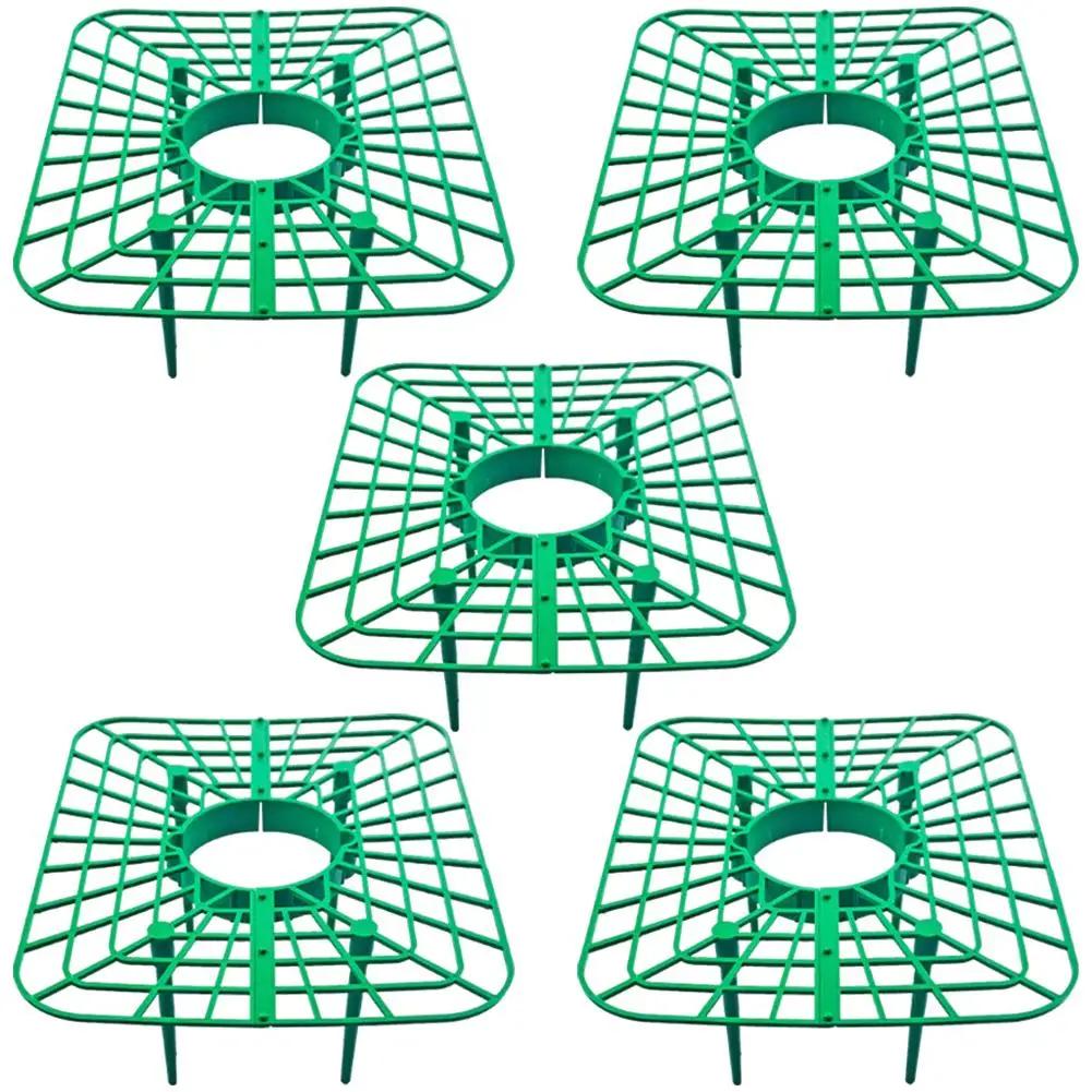 Green Strawberry Planting Rack Plastic Plant Support Garden-Style Frame Support Cage Rust-Proof Planting Strawberry Y0M6