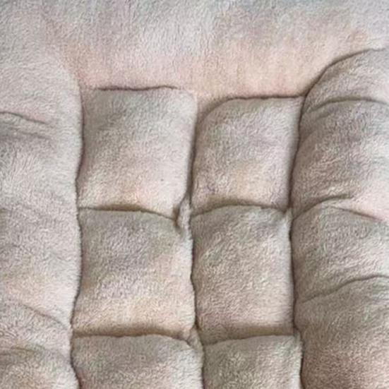 Quilted Pet Sleeping Pad Dog And Cat Bed Mat Soft Plush Cushion with Thick Padding Cozy Pet Mattress for Crate Floor Couch Use