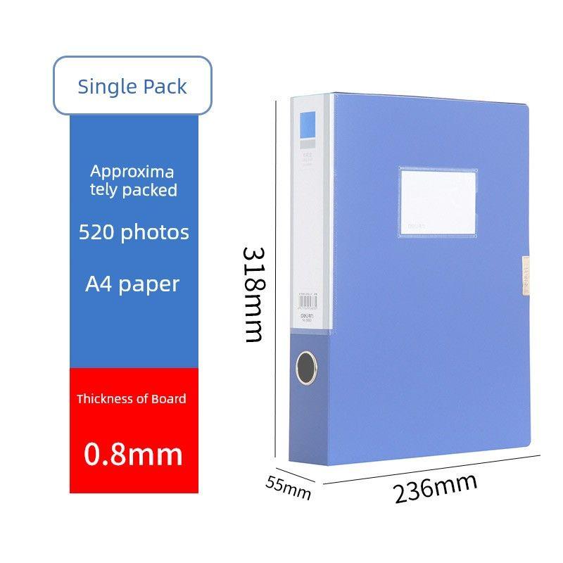 Deli Data Thickened Folder File Box