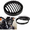 TUINCYN Motorcycle 5 3/4 Inch Headlight Grille Head Lamp Cover Mask for Harley-Davidson Dyna Super Glide Custom FXDC Low Rider Street Bob FXDB Super
