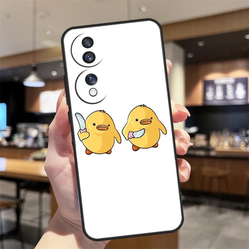 Duck With Knife Duck Cute Case For Honor Magic 5 6 7 8 Pro Honor 200 400 50 70 90 Lite X8b X8c X9b X9c X9d Win RT Cover