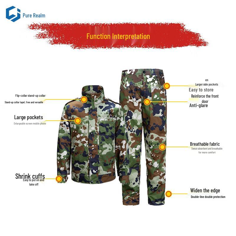 Outdoor Camouflage Training Uniform Set