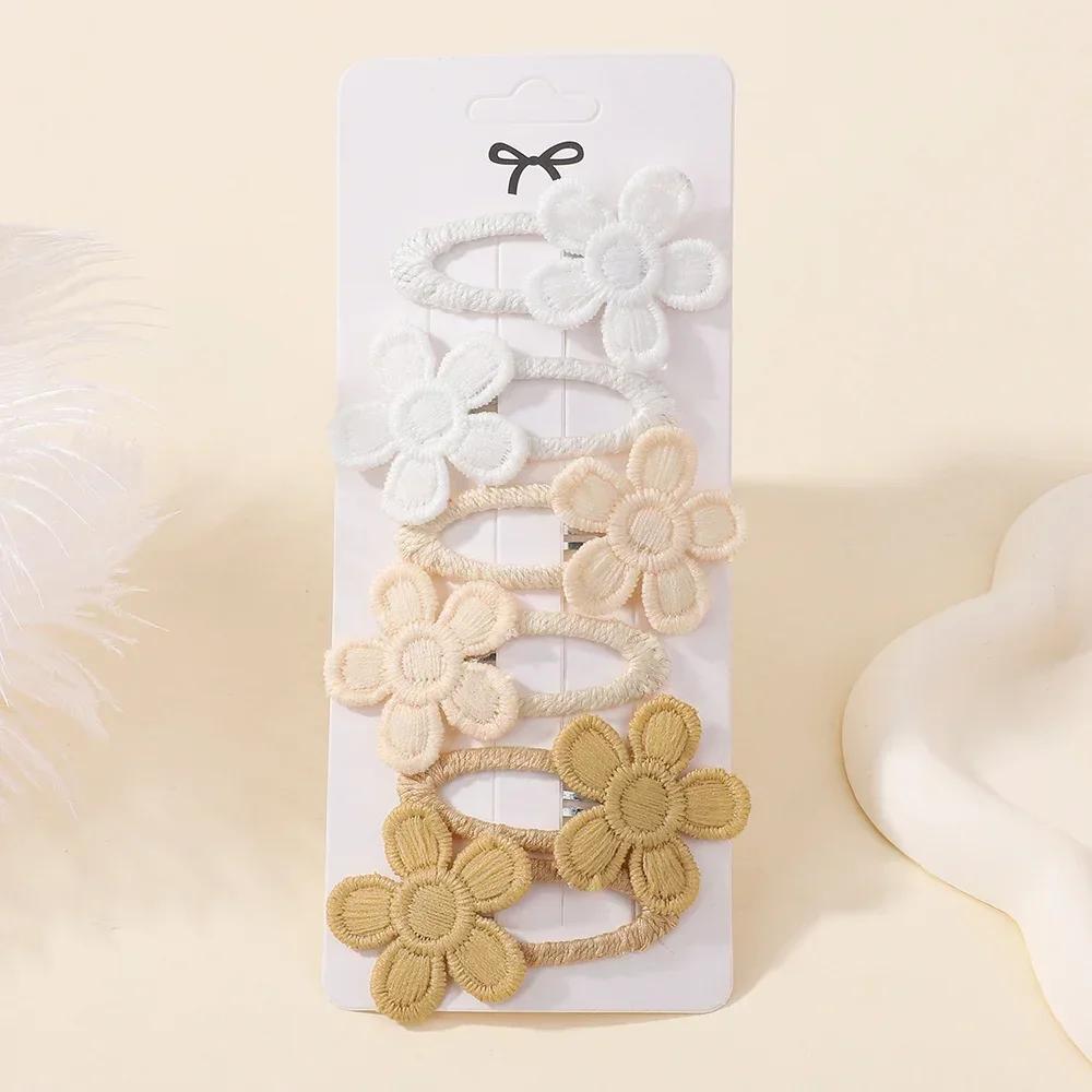 

РАДУЖНЫЕ БАНТЫ Ins Стиль Клипсы для Волос с Цветком Ромашки для Маленьких Девочек Прекрасные Заколки для Челки Зажимы для Волос Заколка Детские Аксессуары для Волос