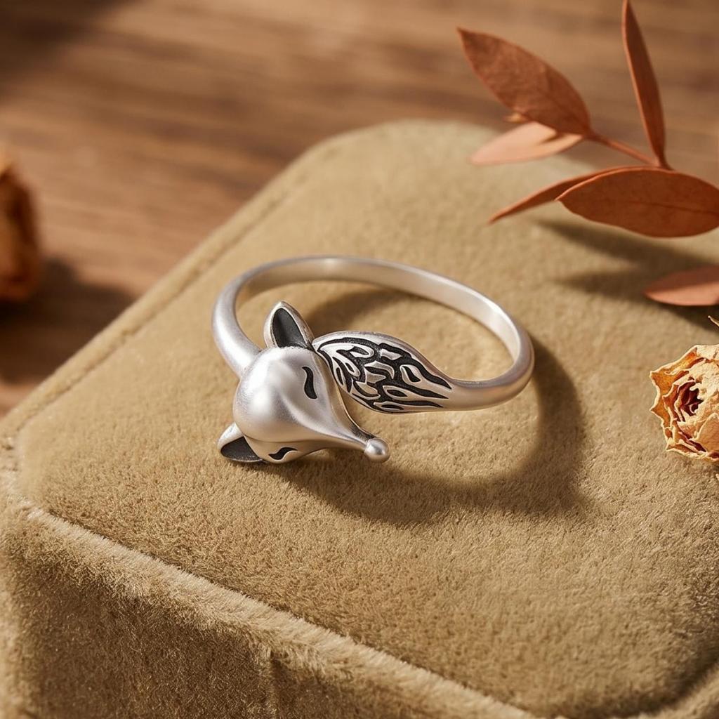 Copper Ring Classics Cute Fox For Women Man Wedding Jewelry Engagement Charm Party Fashion Gift Top Quality Ring