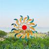 A74E-Vintage Wind Spinners Outdoor Metal Wind Spinner Wind Spinners For Yard And Garden