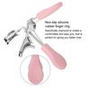 Professionelles Edelstahl Wimpern Silikon Pad Wimpern Styling Werkzeug Schwarz