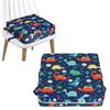 Portable   Cushion Non Slip Washable Detachable High Density Sponge Toddler Incrsing Cushion for Restaurants Home