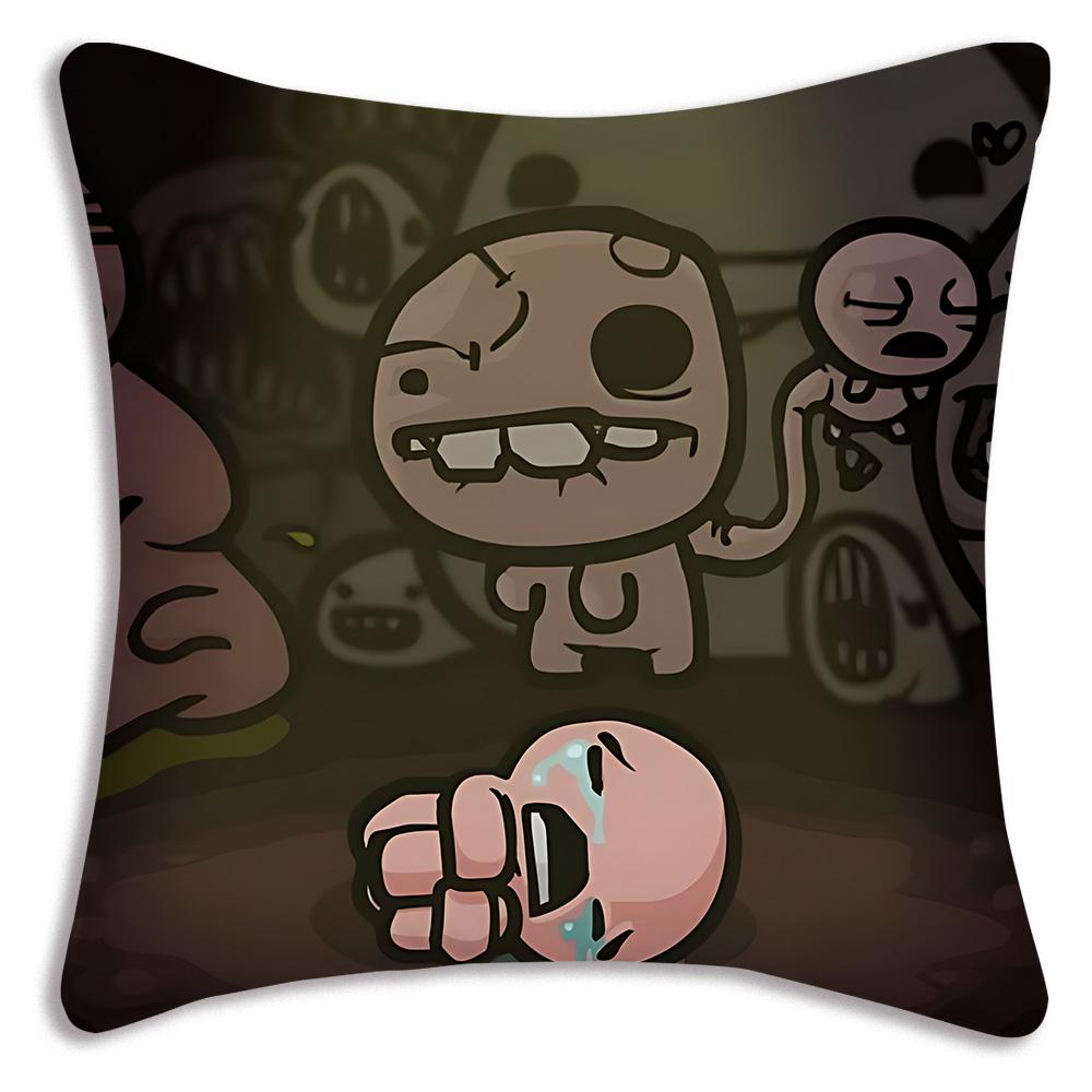 Cartoon The B-Bindings Of Isaac Pillow Covers Cartoon Sofa Decorative Home Double-sided Printing Short Plush Cute Cushion Cover