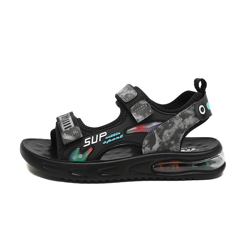 Tide Beach Classmate Middle School Summer Boys Soft Sole New Beach Shoes Air Cushion Children's Sports Sandals Children's Year Cool
