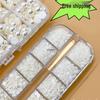 Mixed Size Flatback Pearl Beads for Nail Art & Decor