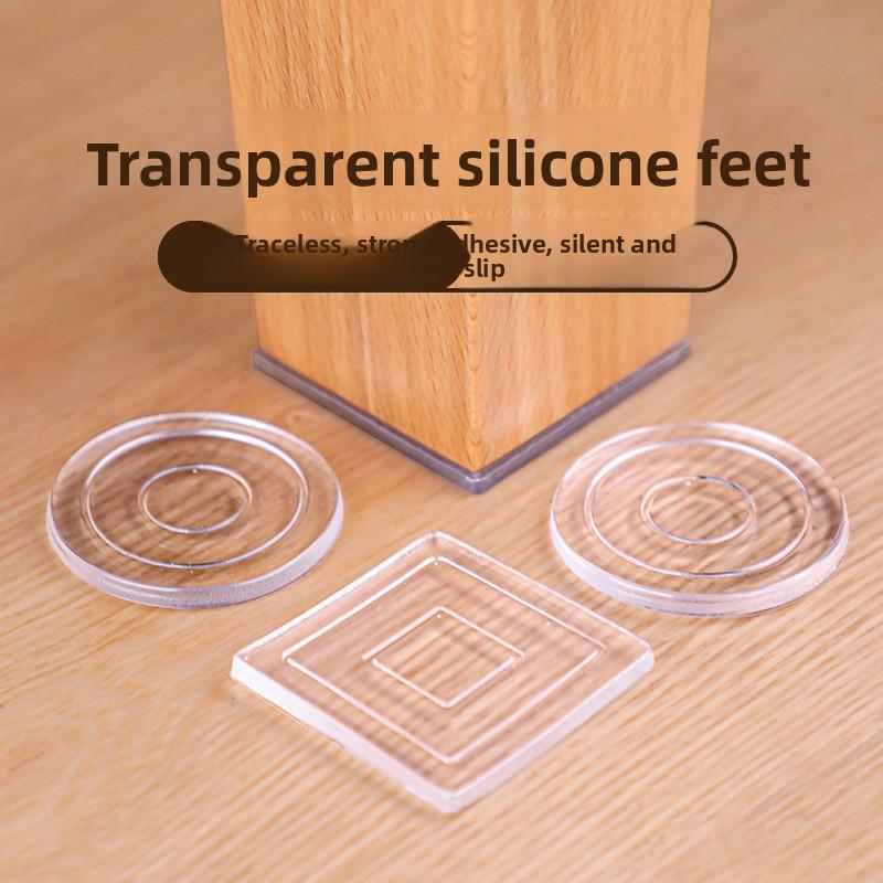 Silicone Table Leg Pads, Bed Leg Covers, Sofa Anti-slip Pads, Foot Fixers for Bed Legs, Table Feet, Silent Foot Pads for Chairs