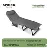 Portable Folding Single Sofa Bed for Office, Hospital, or Camp Use