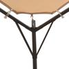 Pavilion Party Tent Canopy 3x3 M Steel Beige