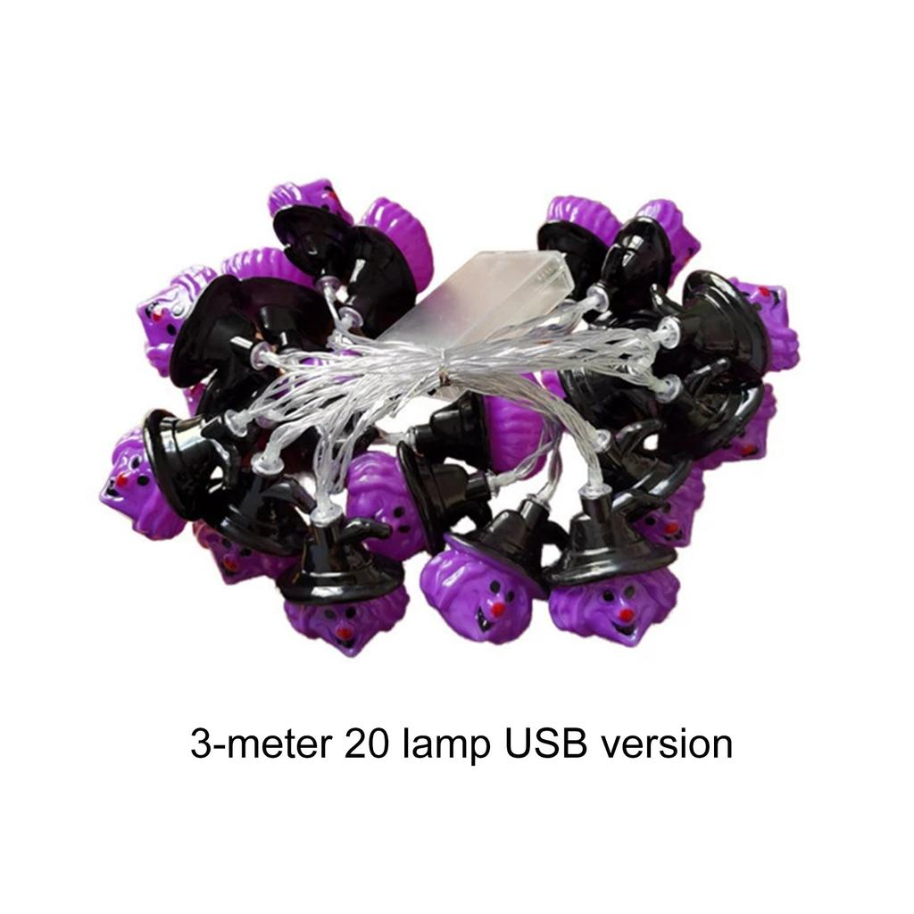 New Halloween String Battery Box Light Horror Decorative Light Halloween Mix And String