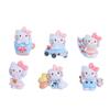 10 Pcs New Kawaii Cartoon Cute Car Cat Series Resin Scrapbook Diy Jewelry Gift Hairpin Accessories A141