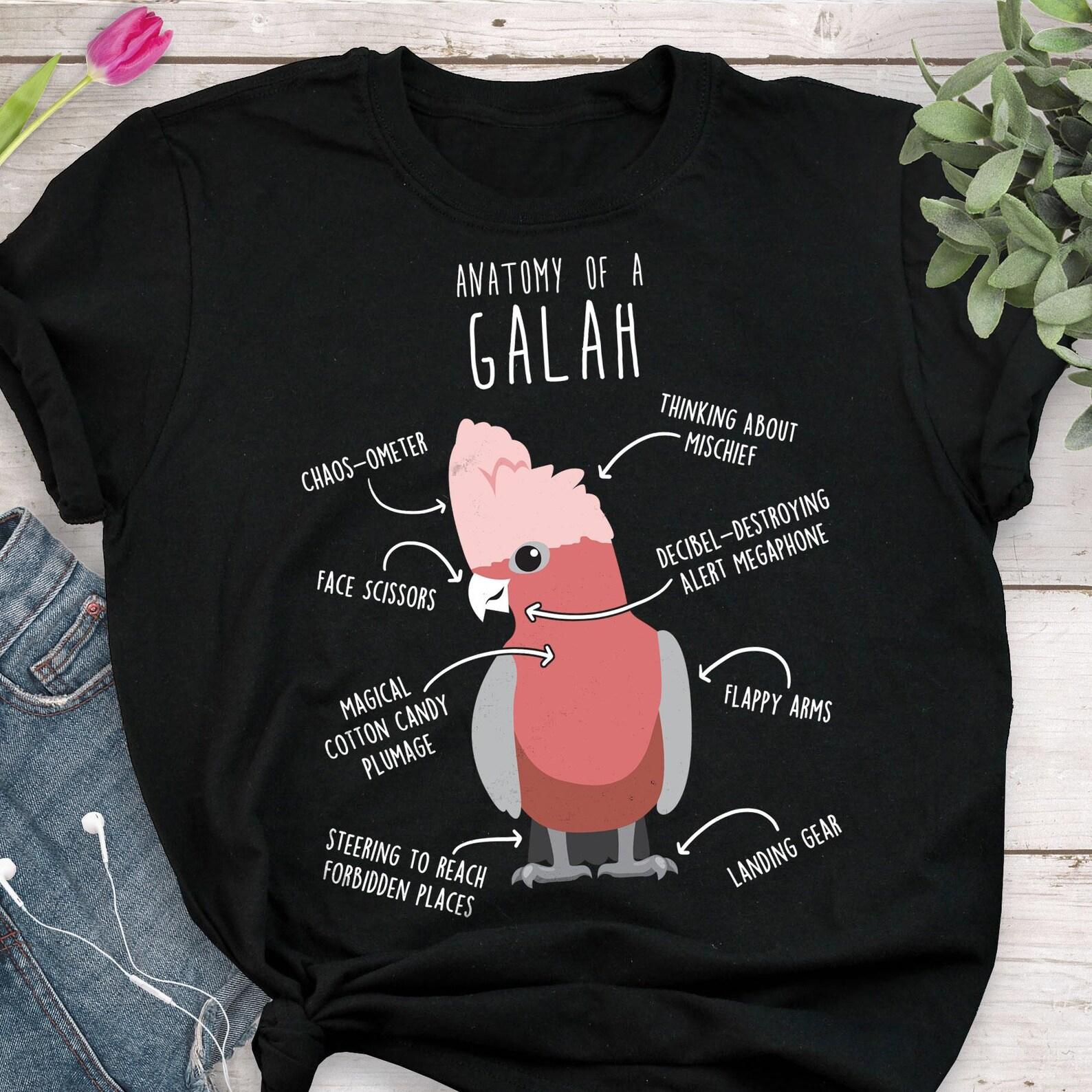 Galah Shirt, , , Funny Parrot Lover Gift, Cute Pet Rose-Breasted Cockatoo T-shirt, Bird, Cockatoo Mom Cockatoo Dad Australian Animal 160