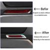 Car Accessories Fit for Toyota RAV4 2019-2024 ABS Exterior Rear Fog Light Lamp Cover Trims (Chrome) 2PCS