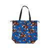 KiU Waterproof Bag Cover Vivid Flower K444-632 2-Way Packable Tote Bag and Drawstring Rain Cover