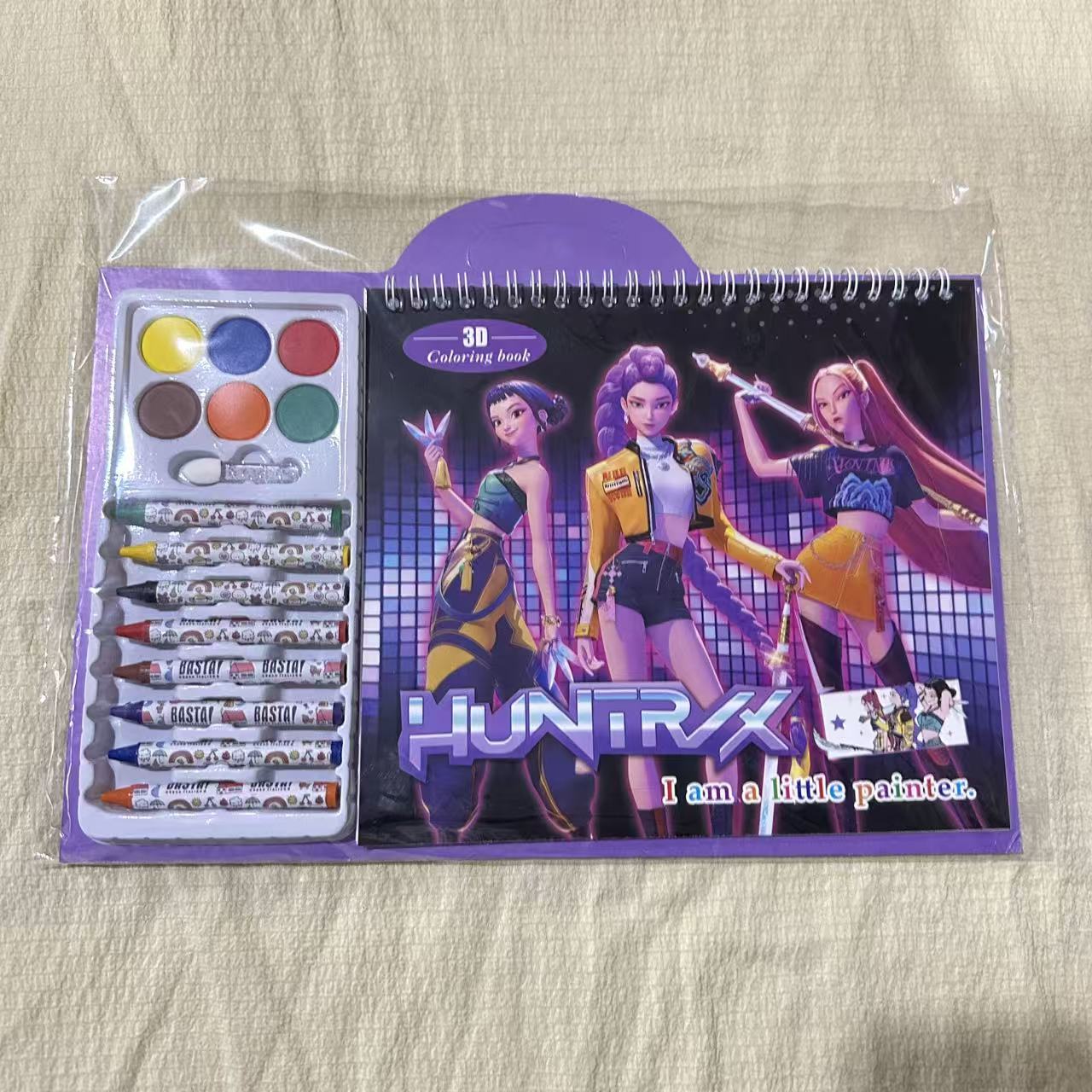 Yiran Toy 1 Perfect 2/6Pcs Children's Coloring Book Demon Hunter - Kpop Themed Safety Painting Graffiti Book Stationery Supplies