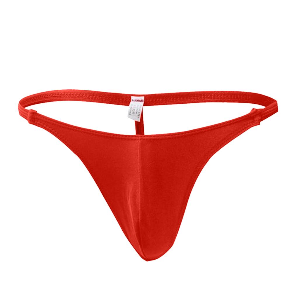 Men's Sretch G-string T-back Micro Thong Briefs Underwear