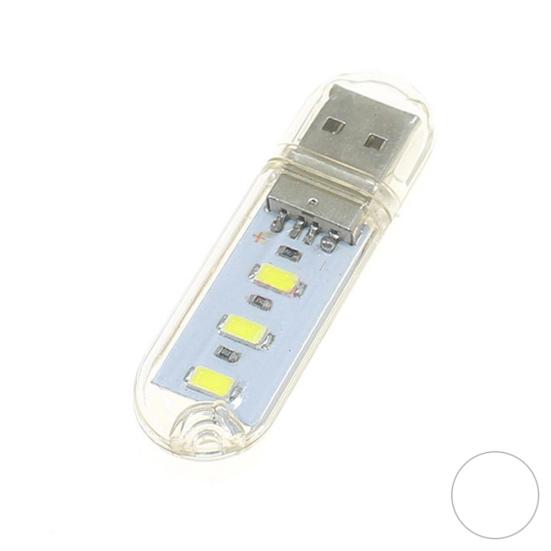 Luz Portátil de 3 LEDs para Olhos Alimentada por USB Banco de Energia Cuidado Inserção para Laptop Mini Lâmpada de Leitura