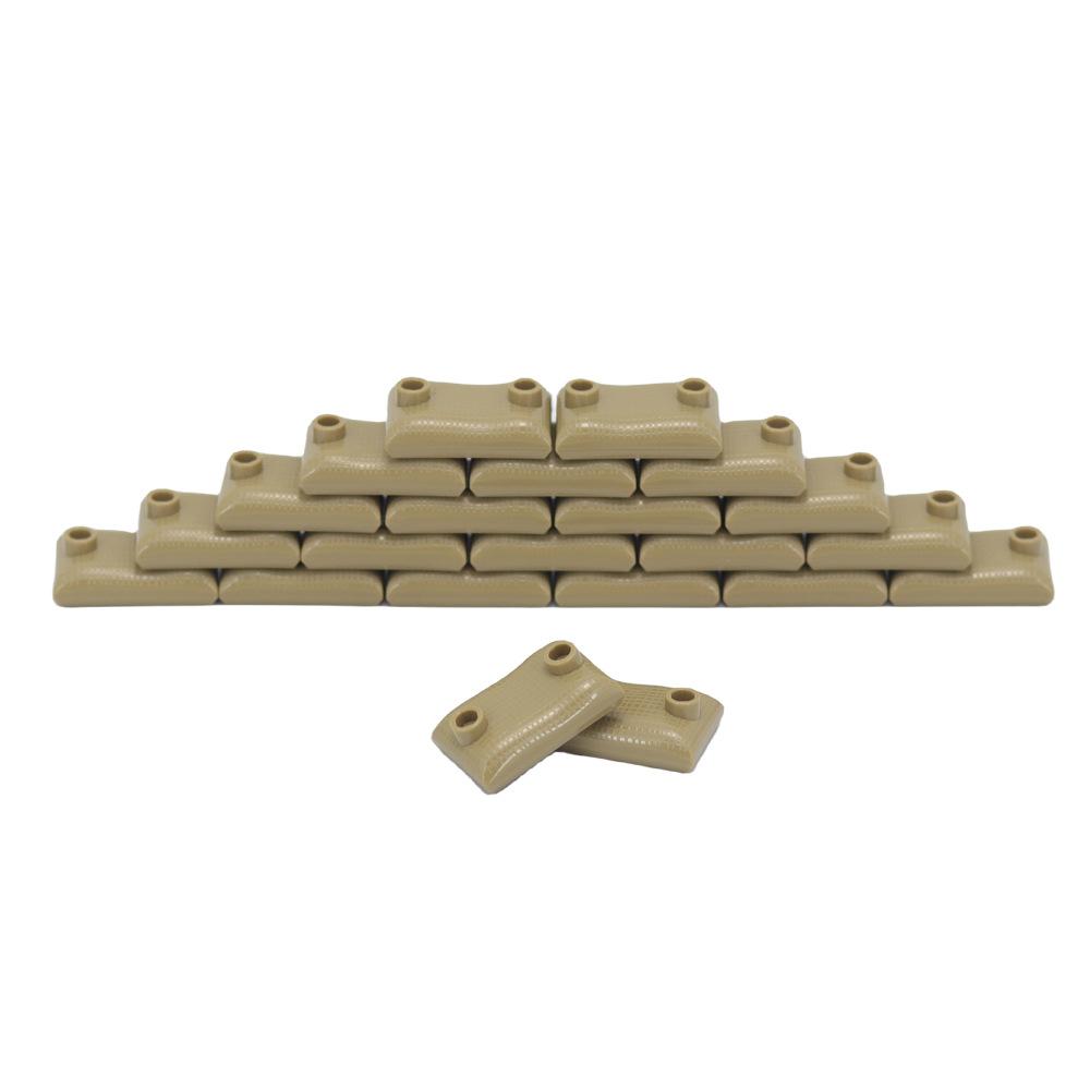 Parts Small Particles Building Block Sandbag Parts Building Block Base Scene Building Block Accessories Ornament