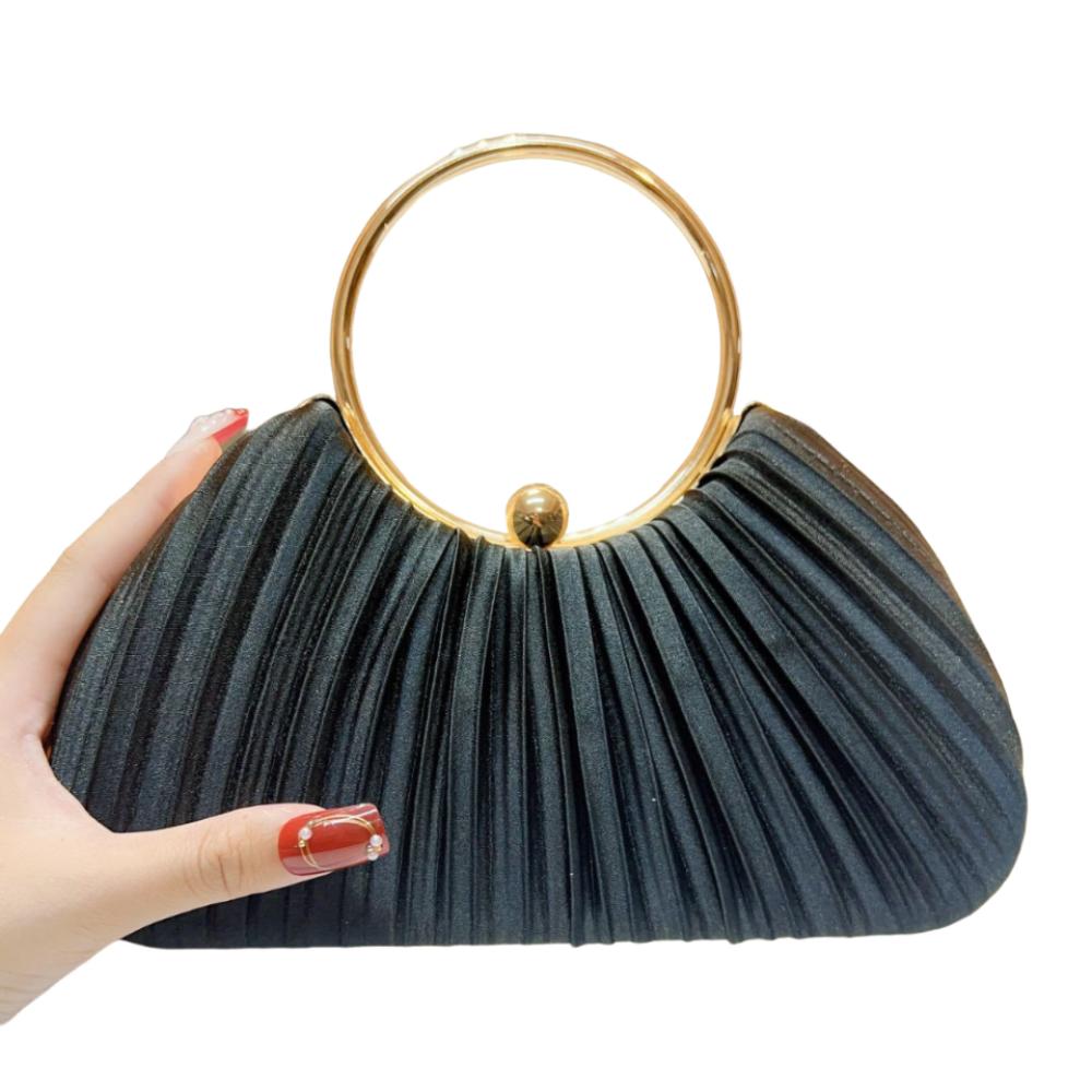 Light Luxury Evening Banquet Bag Temperament Ladies Clutch Bag Retro Wrist Bag  Women