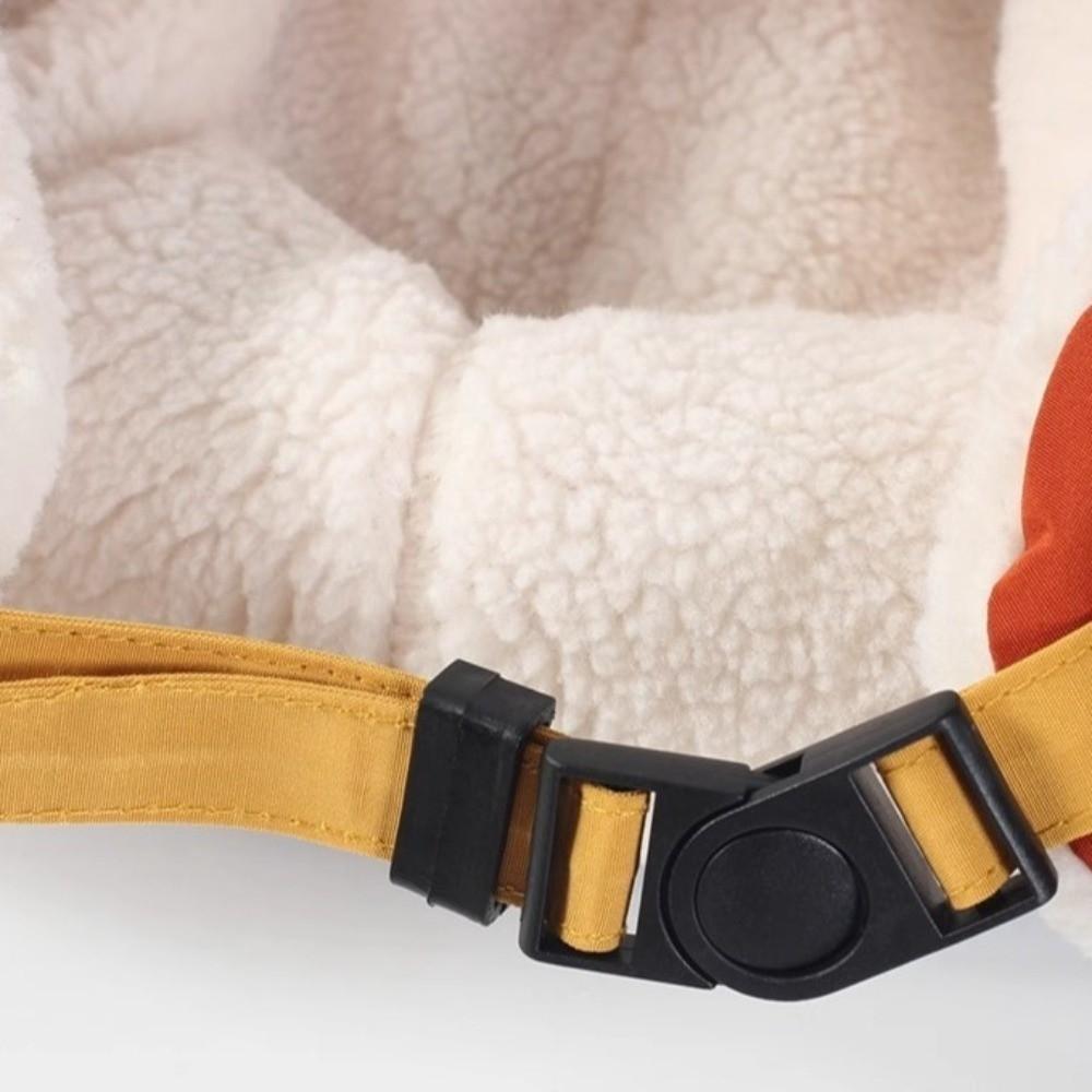 New Cute Cartoon Pilot Hat Windproof Cold Proof Ear Protection Cap with Glasses Thickned Warm Hat Winter