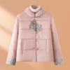 Padded jacket women's new winter warm padded jacket retro down padded jacket tide