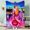 Beyond The Boundary anime Throw Lightweight 240g Flannel Blanket Soft Skin-friendly for Summer Cooling