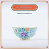 Jingdezhen Ceramic Rice Bowl: High-Foot, Enamel Color, Longevity Design