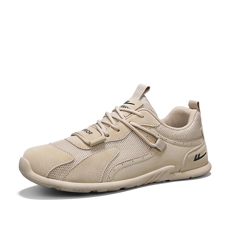 Warrior Casual Commuting Fashion Simple Trendy Versatile Slip-Resistant Durable Breathable Low-Top Lifestyle Shoes Men sneaker Khaki WXY(S)-4944N02