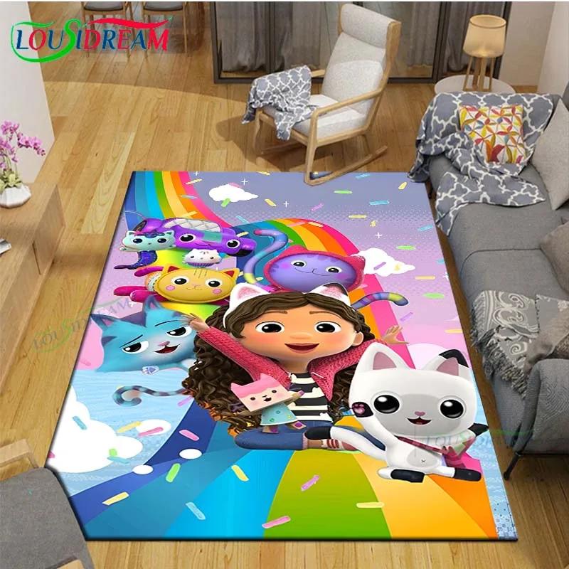 Roztomilý kreslený G-Gabby Domečky pro panenky Roztomilý koberec Venkovní koberec Plošný koberec Protiskluzový koberec Dekorace do ložnice Koberec do obývacího pokoje Dárek
