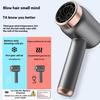 USB Charging Cordless Hair Dryer Travel Wireless Hair Dryer Home Rechargeable/Plug-In Negative Ion Hair Cold Portable Dormito