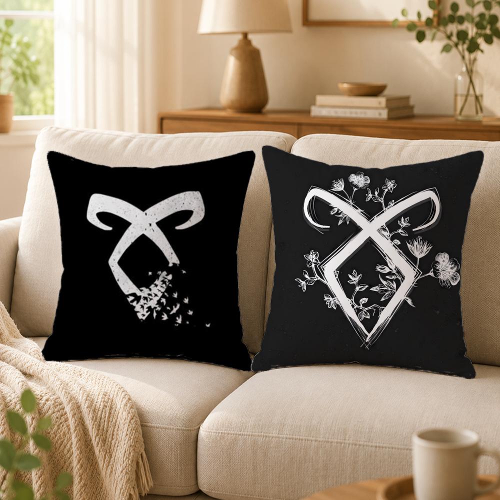 TV S-ShadowhuntersS Cushion Cover Double-Sided Printed Pillow Cover Hypoallergenic Dust-Mite Proof