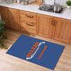 Edmonton Oilers Customizable name kitchen floor mat easy to clean and wipe down Suitable for kitchens living rooms and entryways—a perfec
