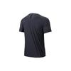 Anta Training Series Color Block Round Neck Comfortable Pullover Short Sleeve Regular T-Shirt Men Tops Maze-Blue Basic-Black 152427119-2