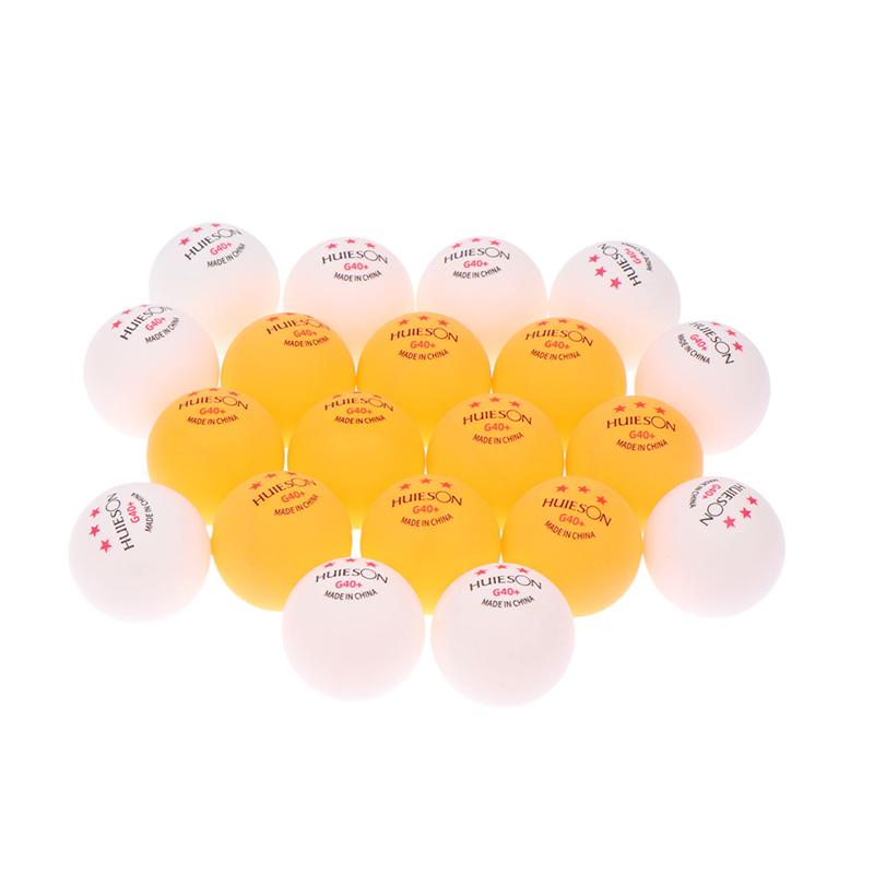 10Pcs 3 Star Table Tennis Training Balls G40+ White Orange Abs Ping Pong Balls For Table Tennis Club Training Pingpong Balls