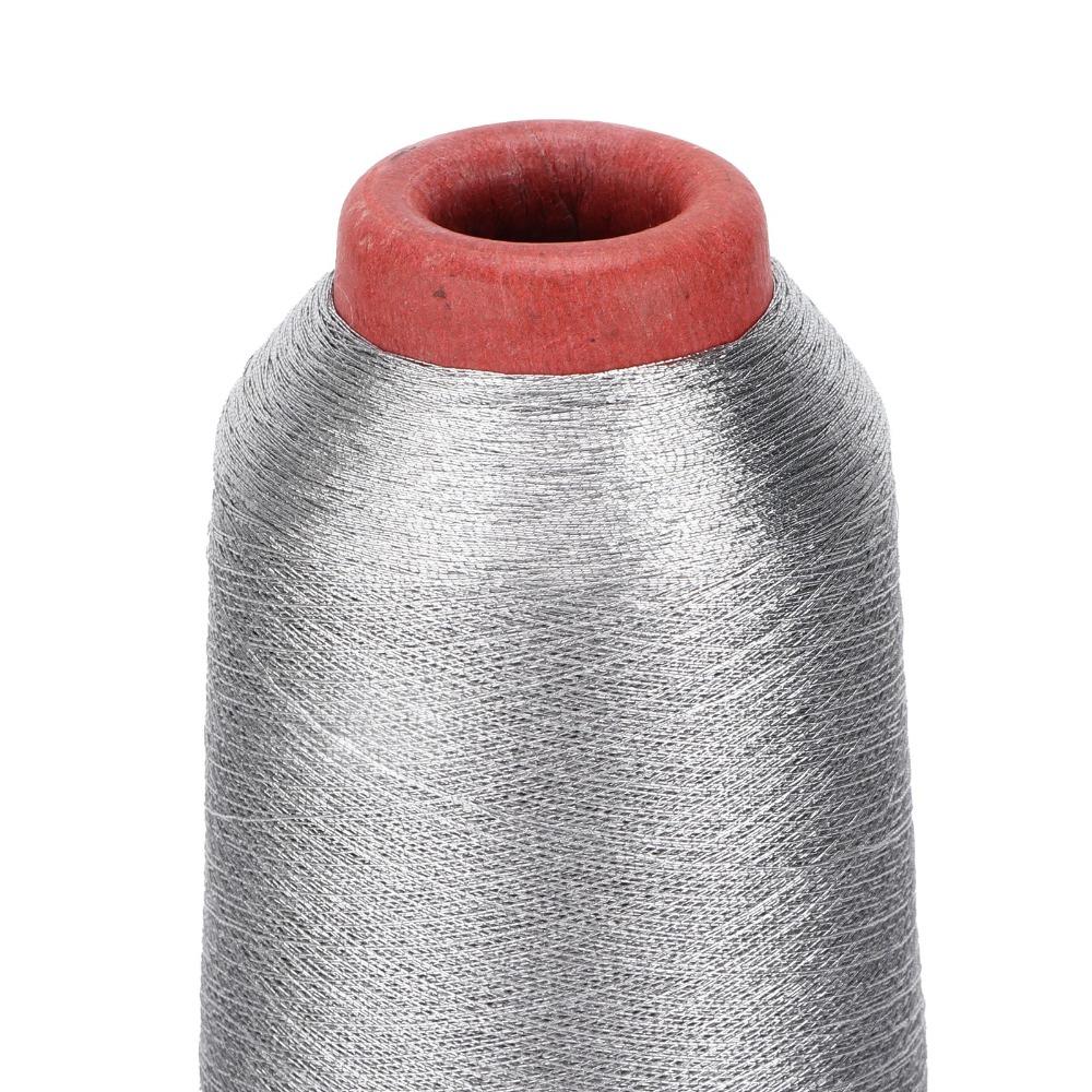 Silver Embroidery Thread Polyester Polyester Yarn Durable Sewing Thread Quilting Work