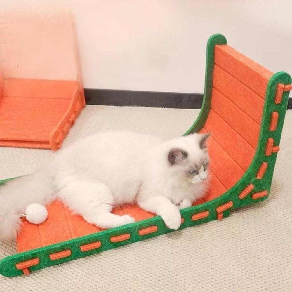 Felt Cat Scratch Board Vertical L-Type Cat Scratcher Super Large Cat Climbing Frame Pet Gifts