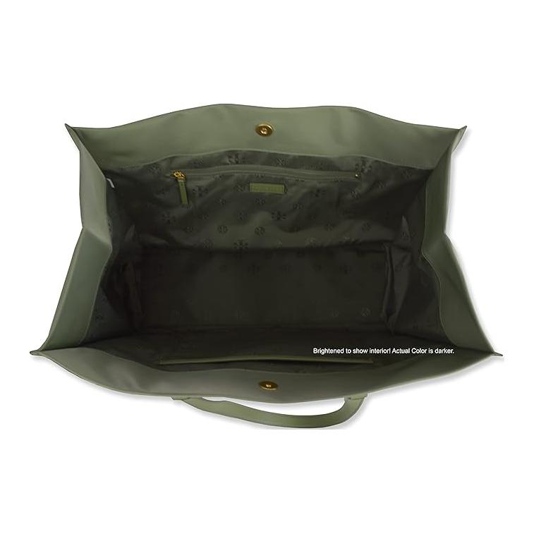 Tory Burch Ella Logo Top Handle Nylon Tote Bag Women tote bags Palm-Leaf-Green 136144-300