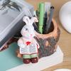 Multifunctional Creative Home Decoration Pen Holder/Flower Pot Cute Cartoon Rabbits Plant Pot Easter Decor Home Garden Decor