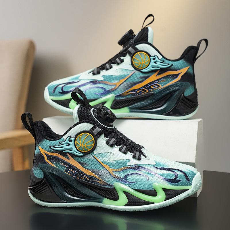Boys' sports shoes Boys' shoes 2025 new running mesh basketball shoes breathable medium and large children's boys non-slip