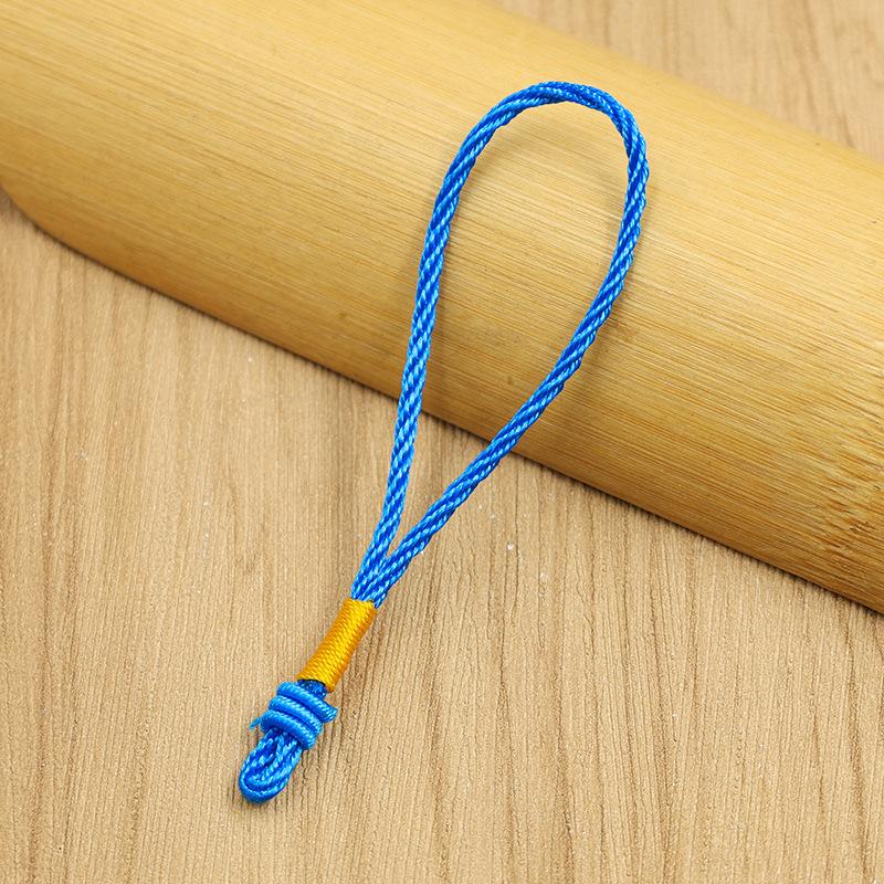 Thin Hemp Rope With Three Rings, Rope Head, Play Piece, Handle Rope, Key Bag, Jewelry Accessories, Fringed Lanyard.