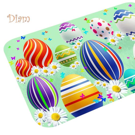 CO&LO podlahová rohož Protiskluzová protiskluzová Pohodlná velikonoční rohožka pro zajíce pro domácnost