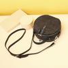 Smooth Pearl Fish-patterned Small Round Bag, Classic Ladies' Handbag, Single-shoulder Crossbody Bag, Fashionable Women's Bag