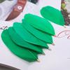 50Pcsdiy Jewelry Accessories Feather Big Floating Metal Clip Feather Swan Hair Jewelry Clothing Accessories Materials