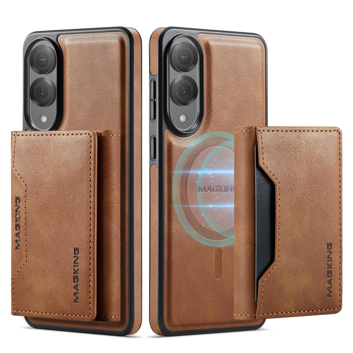 

Detachable Phone Case for Samsung Galaxy S25 FE Edge S24 Plus S23 Ultra Magsafe Wallet Leather Card Slot Stand Holder Cover Galaxy S24